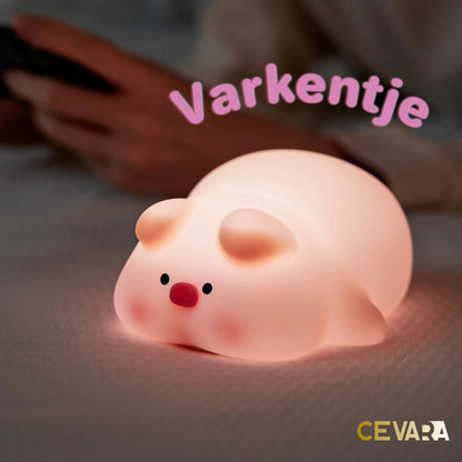 Schattige Dieren Nachtlampje (USB-oplaadbaar LED)